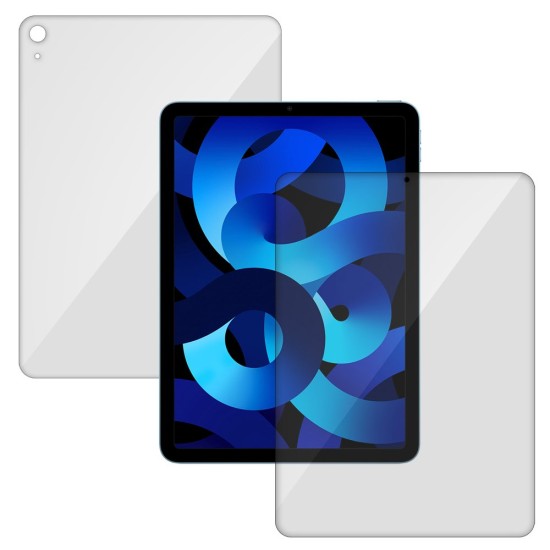 Set 2 folii SILKASE pentru Apple iPad Air 5 10.9" (2022), protectie tableta, silicon regenerabil (Protectie laptop, T0194) by www.silkase.ro