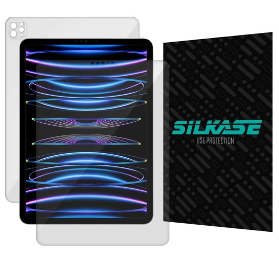 Set 2 folii SILKASE pentru Apple iPad Pro 11" (2022), protectie tableta, silicon regenerabil (Protectie laptop, T0206) by www.silkase.ro