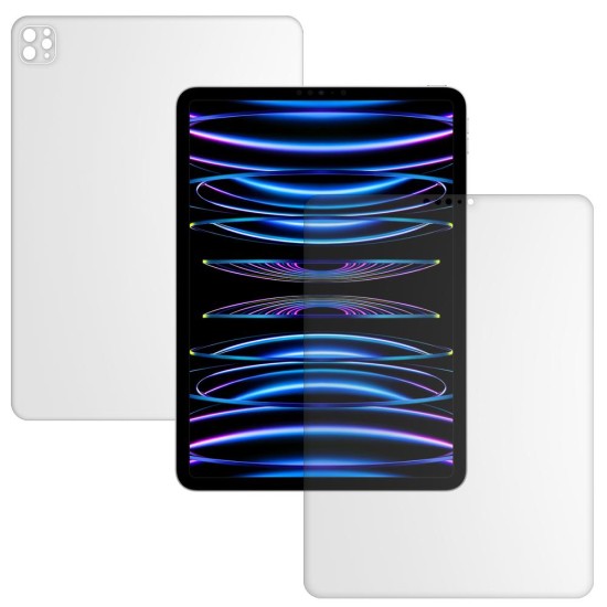 Set 2 folii mate SILKASE pentru Apple iPad Pro 11" (2022), protectie tableta, silicon (Protectie laptop, T0209) by www.silkase.ro