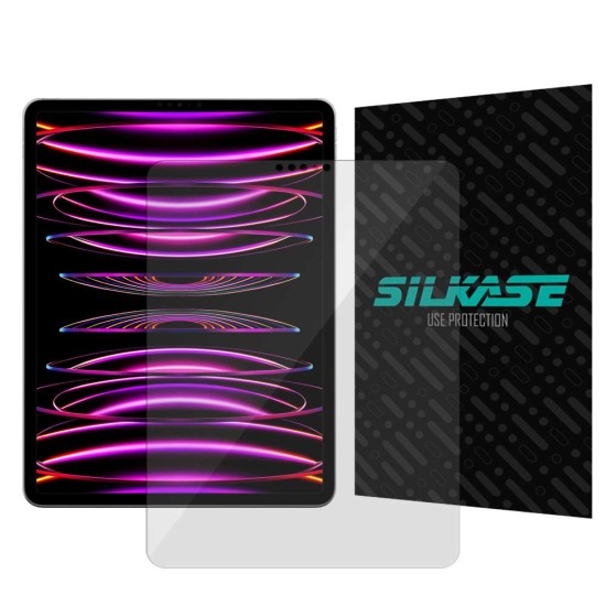 Folie SILKASE pentru Apple iPad Pro 12.9" (2022), protectie ecran, silicon regenerabil (Protectie laptop, T0198) by www.silkase.ro