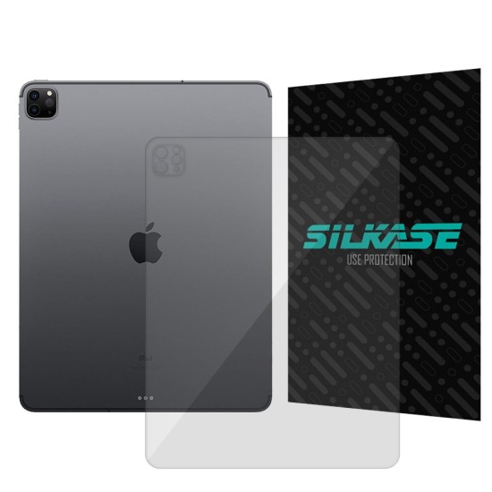 Folie spate SILKASE pentru Apple iPad Pro 12.9" (2022), protectie spate, silicon regenerabil (Protectie laptop, T0199) by www.silkase.ro