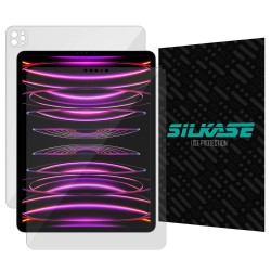 Set 2 folii SILKASE pentru Apple iPad Pro 12.9" (2022), protectie tableta, silicon regenerabil