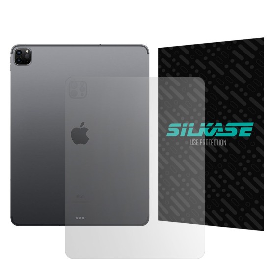 Folie spate mata SILKASE pentru Apple iPad Pro 12.9" (2022), protectie spate, silicon (Protectie laptop, T0202) by www.silkase.ro